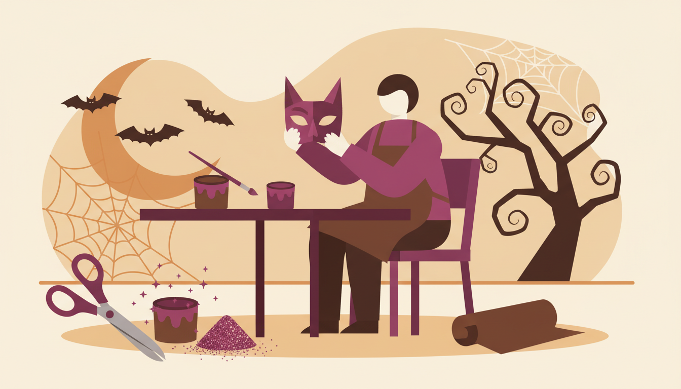 Halloween Maske selbst machen: Gruselig-kreative DIY-Ideen