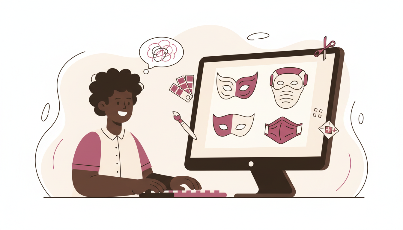 Masken Design Vorlage: Kreative Ideen und kostenlose Downloads